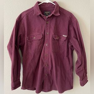 Woolrich Men's Vintage Deep Purple Flannel